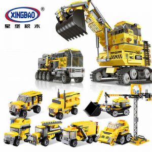 Building Blocks Giant Excavator Changeable Toys Model Gifts Kids 800+PCS 8in1