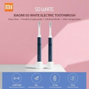 CrazySale דילים  Xiaomi SO WHITE Electric Toothbrush Sonic Adult Waterproof Deep Cleaning Brush