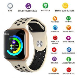  F8 1.3" Screen Smart Watch BT 4.0 Blood Pressures Monitoring Sport Wristwatches